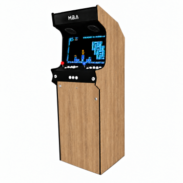 Borne d’Arcade Classic XL EFFET 3D CHÊNE KANSAS