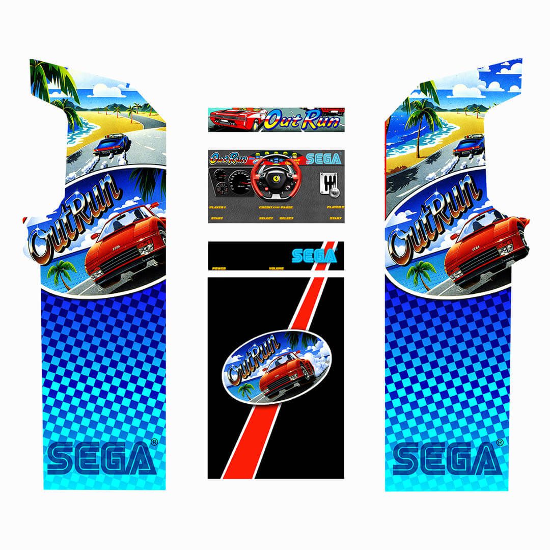 Stickers Pour Borne Arcade – Modèle Cobra (modèle 1), Autocollants