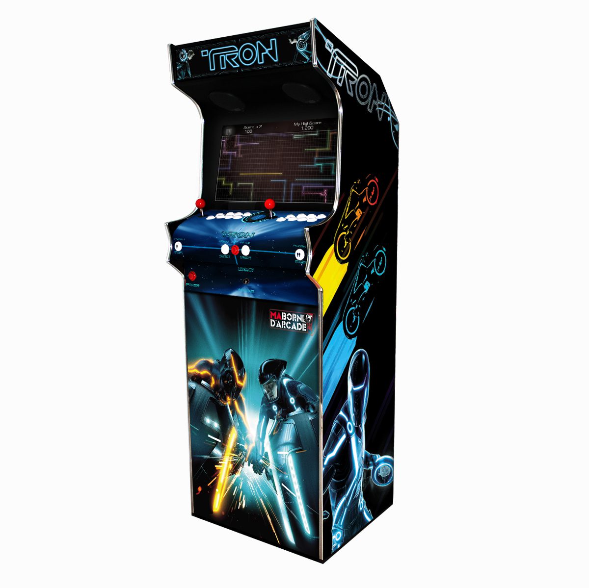 STICKERS COCA COLA Modele 2 borne d'arcade EUR 90,00 - FR