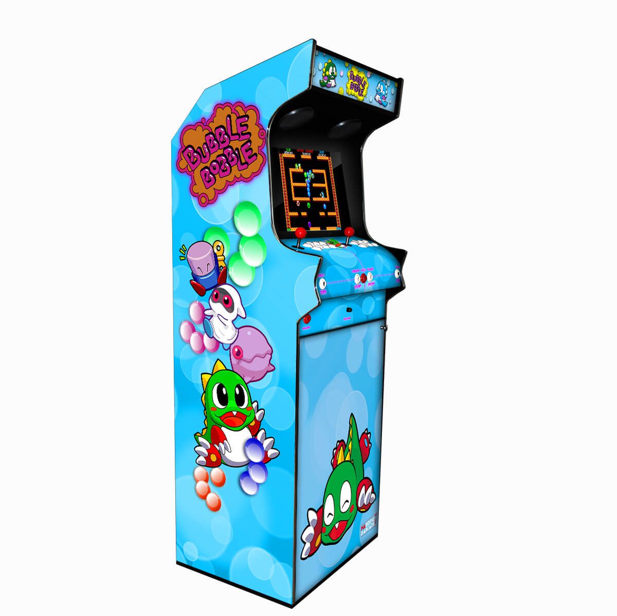 Original Bartop Con Diseño De Bubble Bobble En