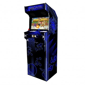 Borne Arcade Classic Profil Droit Modèle Deep Blue ma-borne-arcade.fr