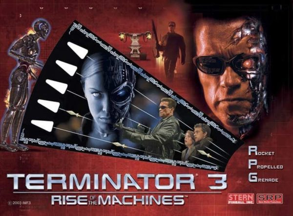Flipper Terminator 3 : RISE OF MACHINES affiche