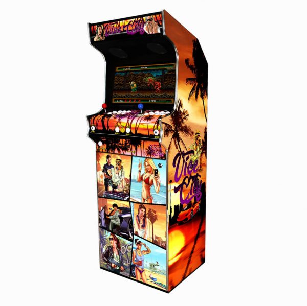 Borne Arcade Classic Profil Droit Modèle GTA Vice ma-borne-arcade.fr.jpg.jpg